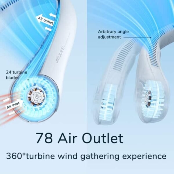 Neck Hanging Fan Portable - Blade less - Image 3