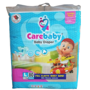 Care Baby Diapers 4 – Large Size # 4 (80pcs)
