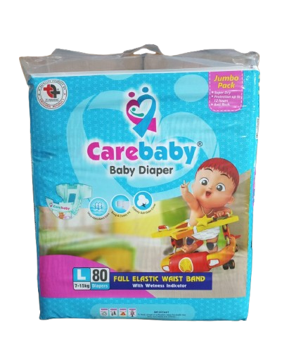 Care Baby Diapers 4 – Large Size # 4 (80pcs)
