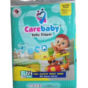 Care Baby Diapers 5 – X Large Size # 5 (72pcs)