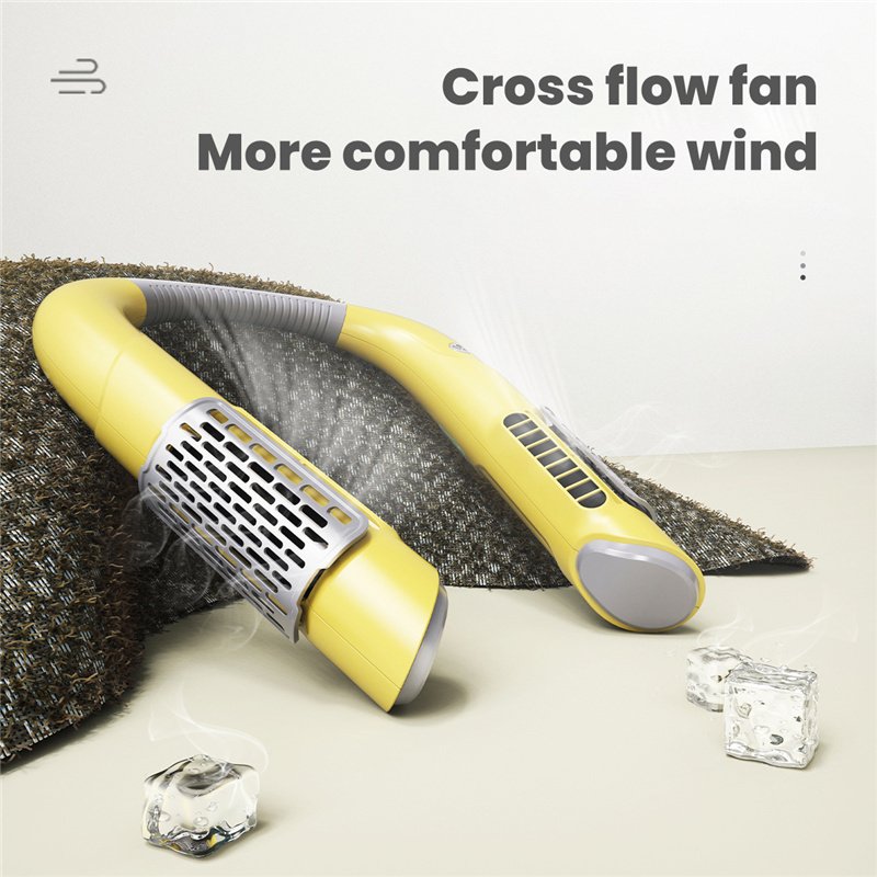 Neck Fan Mini Bladeless Fan USB Rechargeable Fan Mute Sports Fans for Home Outdoor Portable Hanging Fans Air Conditioner Cooler - Image 5